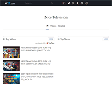 Tablet Screenshot of nicetelevision.com